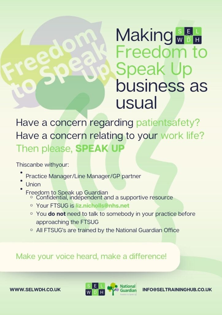 Freedom to Speak Up South East London 1 Freedom to speak up
