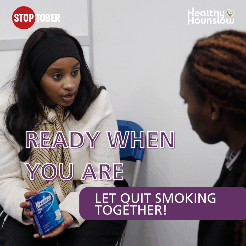 Support Healthy Hounslow’s Stoptober campaign 2025 1 Socials ready when you are 1